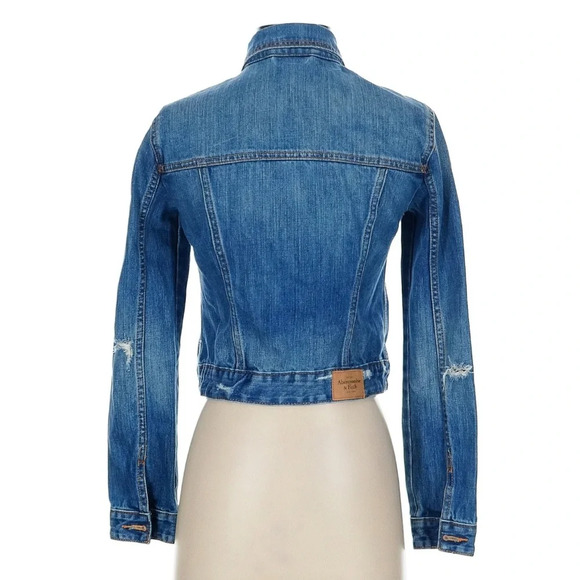 Abercrombie & Fitch Blue Jean Jacket - Picture 11 of 12